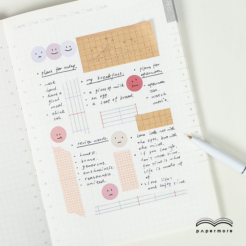 Sticker DOT dễ thương trang trí sổ tay, scrapbook, planner,... [ 089 ]