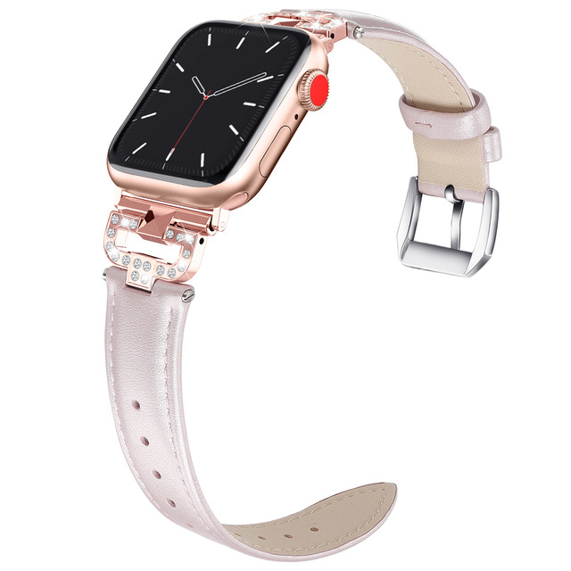 Vòng da Vòng đeo tay Dây đeo cho Apple Watch Series 6 SE 5 4 3 2 1 Vòng đeo tay nữ Dây đeo cổ tay cho iWatch 38mm / 40mm 42mm / 44mm