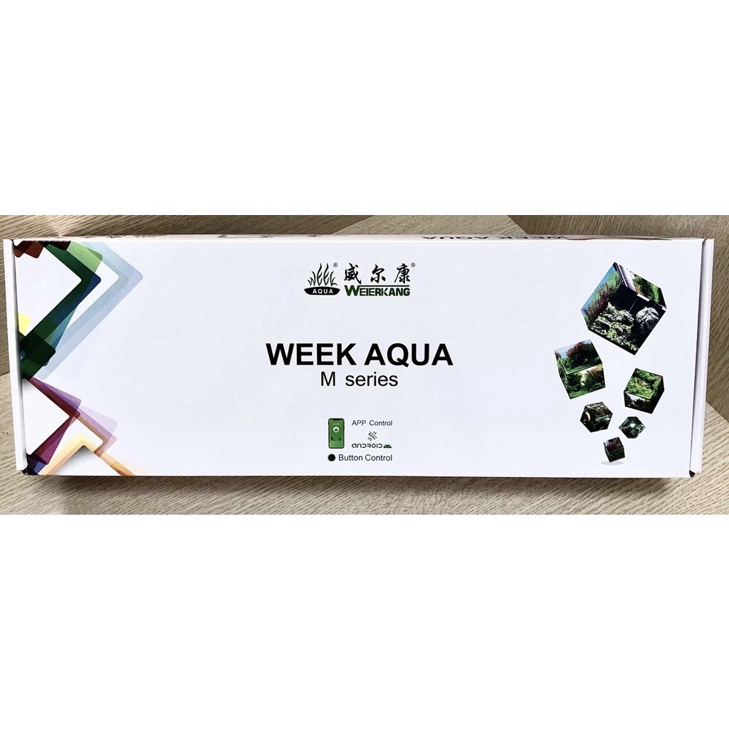 Đèn Week Raptor Pro  LED RGB-UV chỉnh APP- Hạn chế rêu hại, đánh màu cây và cá cực đẹp cho hồ thuỳ sinh