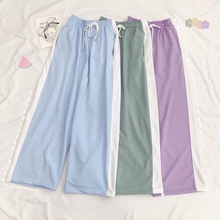 Quần ống rộng 1 sọc - shopforgirl