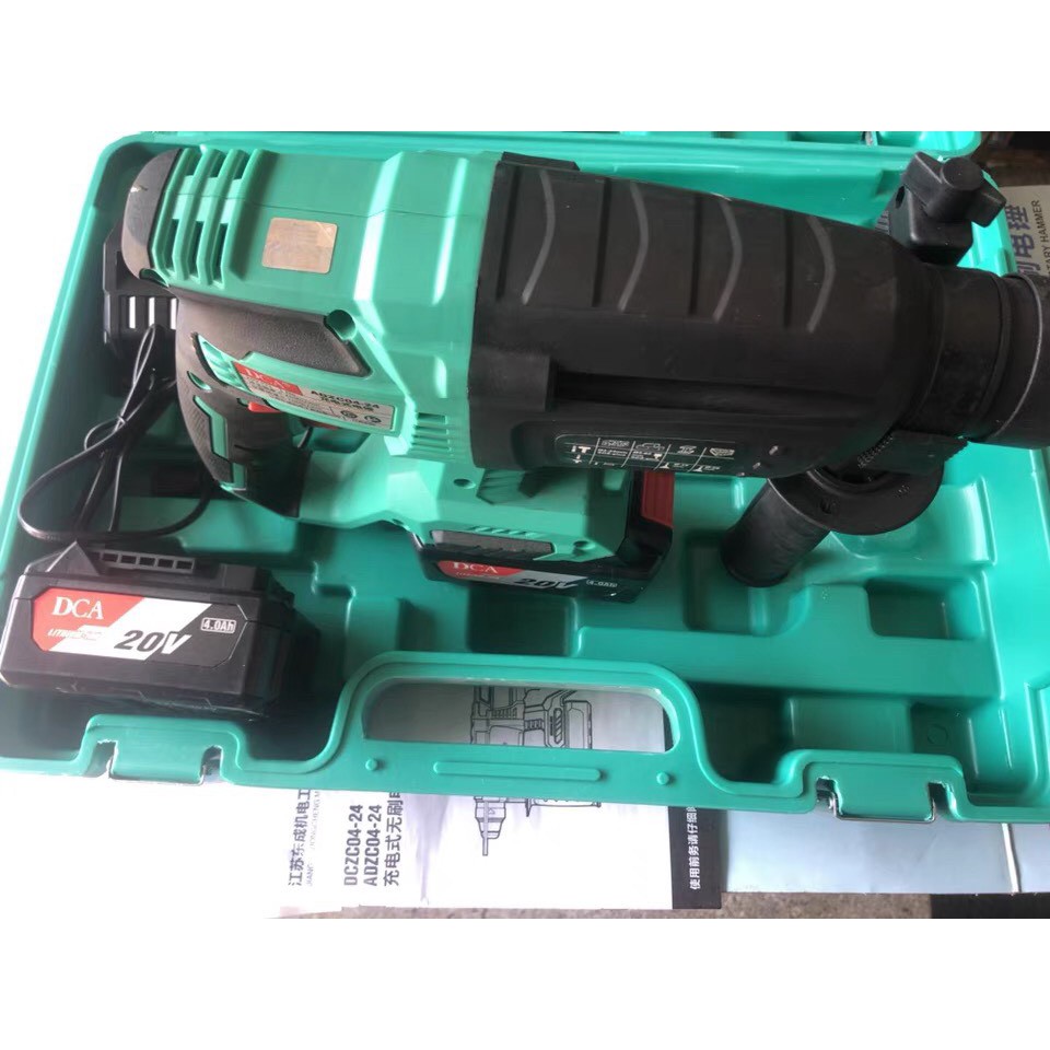 Máy Khoan Bê Tông Dùng Pin 20V DCA ADZC04-24EM  Máy Khoan Đục 20v DCA