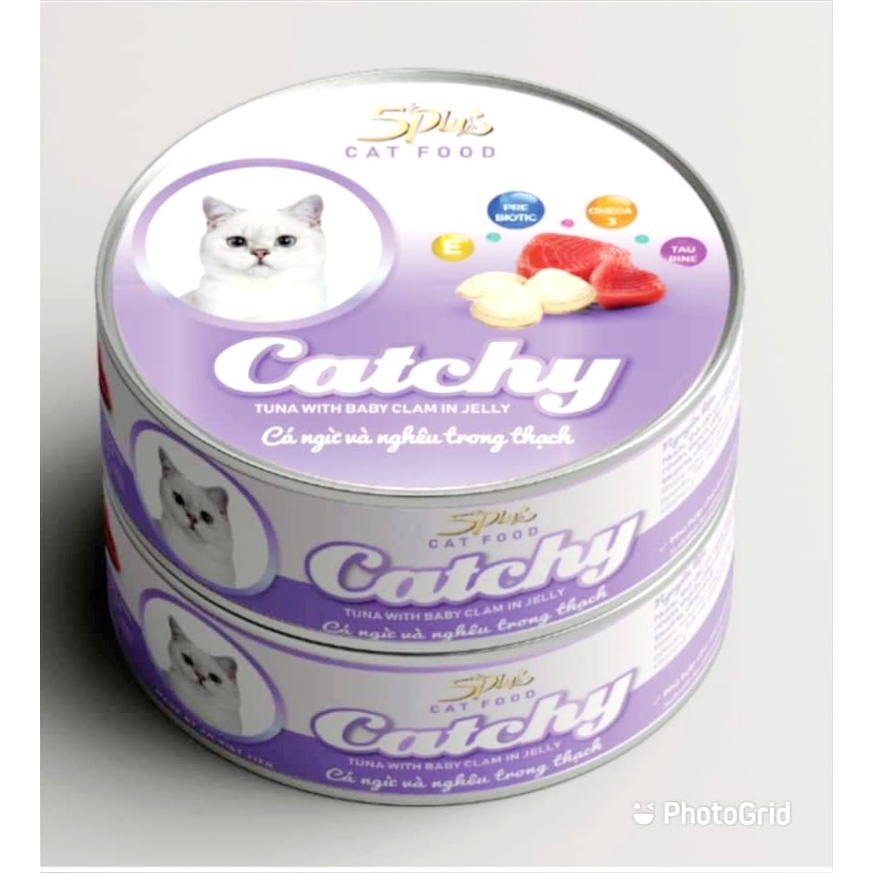 Pate Mèo Lon Catchy Đổi vị - cực thơm ngon - Lon 170g