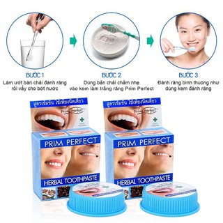 Kem tẩy trắng răng thảo mộc Prim Perfect
