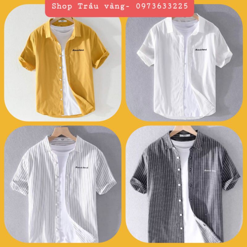 {Giá gốc tại xưởng}Áo sơ mi nam đũi 💥hot nhất 2021💥Chất Đũi thái siêu nhẹ,siêu mát