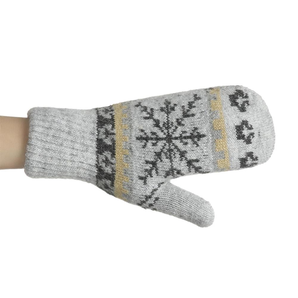 PINEVN Găng Tay Len Hở Ngón Giữ Ấm