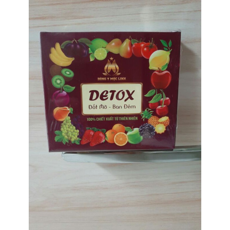 [100%chính hãng] 1 Hộp Detox tan mỡ ban đêm slim x3