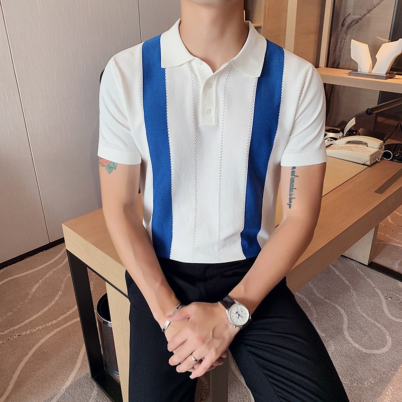 Áo polo, áo phông cổ bẻ PL08 vải lụa dệt kim cao cấp, thoáng mát mùa hè