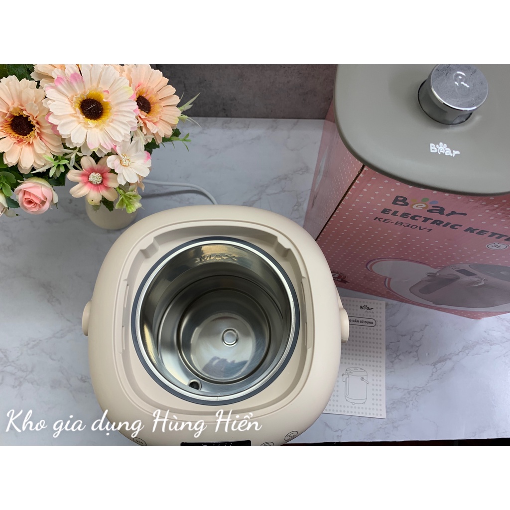 Bình Thủy Đun Điện Giữ Nhiệt Bear KE-B30V1 - Hàng chính hãng