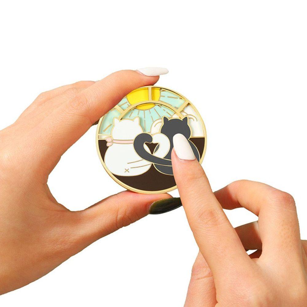 Ghim Cài Áo Hình Mèo Dễ Thương Phong Cách Hàn Quốc