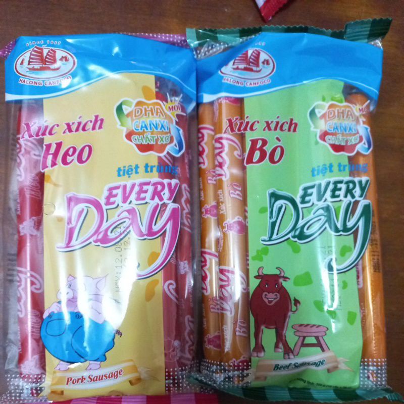 Xúc xích Every day bò và heo 250g