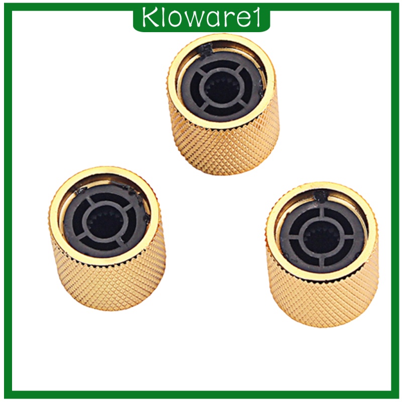 [KLOWARE1]Metal Volume Tone Dome Tone Guitar Speed Control Knobs for Guitar Jazz Bass