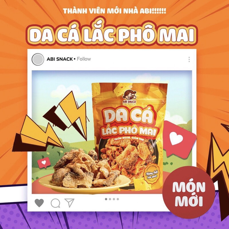 [SẴN SLL][FREE SHIP đơn 50k] DA CÁ LẮC PHÔ MAI ABI ĐƠN HÀNG 5 BỊCH BẤT KỲ TẶNG 1 MÓC KHOÁ CUTE