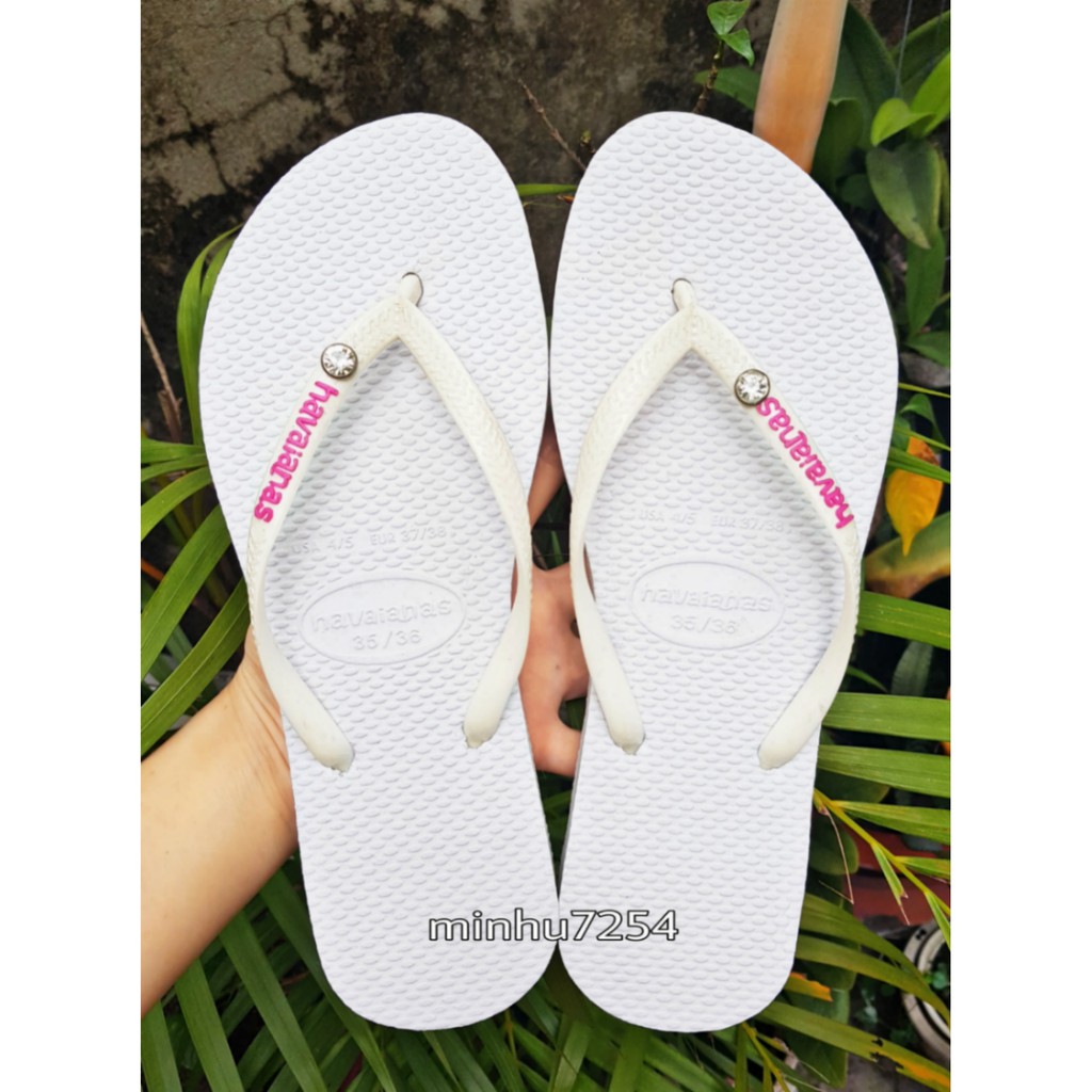 [CÓ SẴN_CHARM ĐÁ_HÀNG THÁI] DÉP HAVAIANAS NỮ