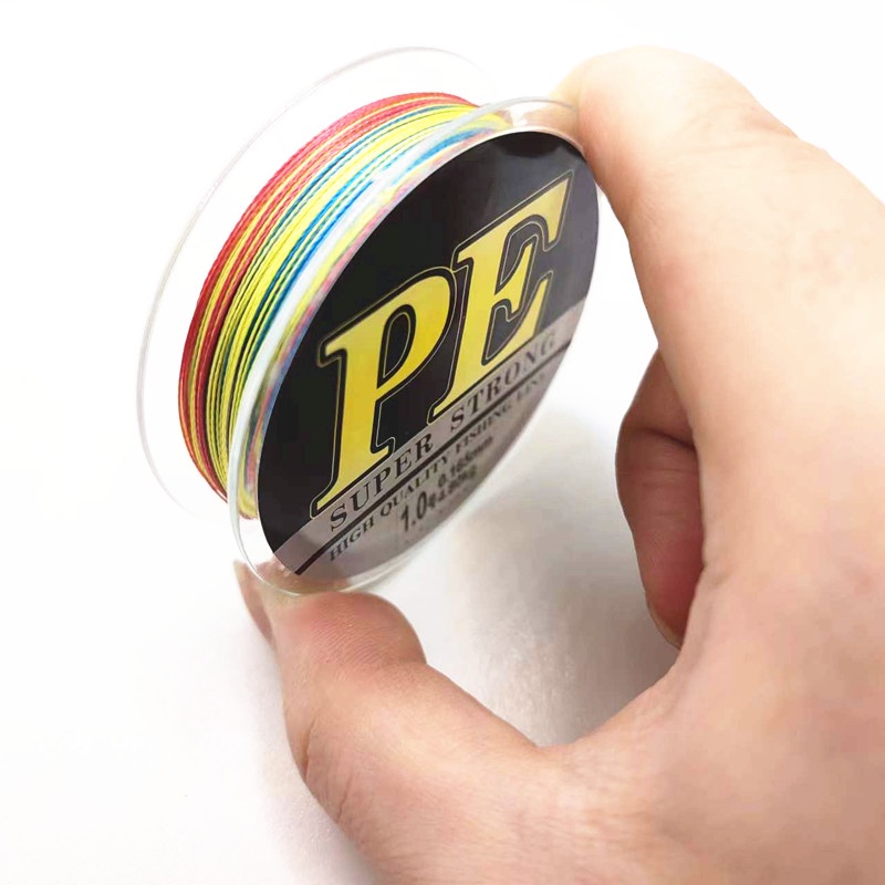 Bốn sợi dây câu dài 50 mét Trục Câu Đài Pe buộc sẵn Full Thẻo Lưỡi Đôi - Chỉ Việc đi câu