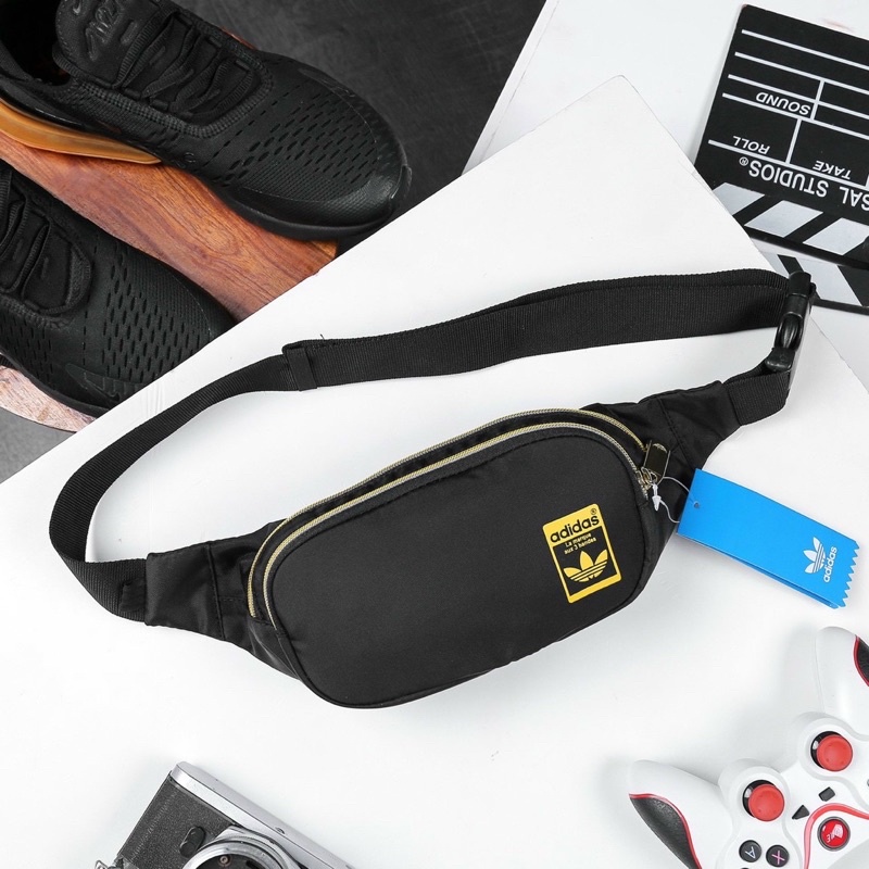 Túi đeo chéo bao tử Superstar Waist Bag thời trang nam nữ chống nước dây kéo gold cá tính