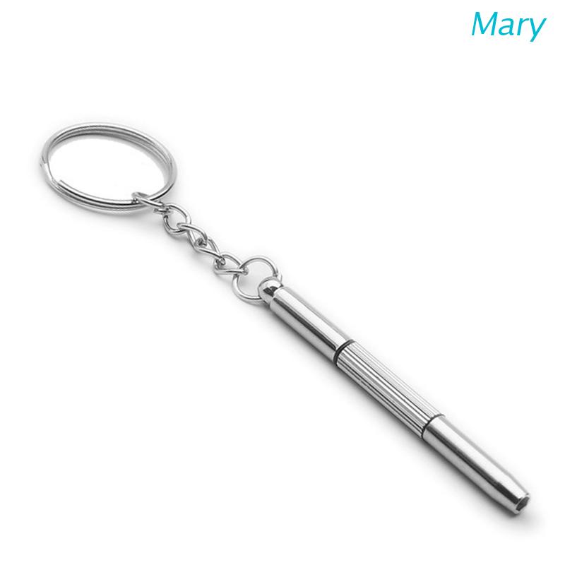 Bộ Tua Vít Sửa Kính Mát/Kính Mát 3 Trong 1 Có Móc Khóa Tiện Dụng