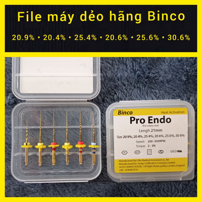 File máy nội nha dẻo Proendo _ Binco