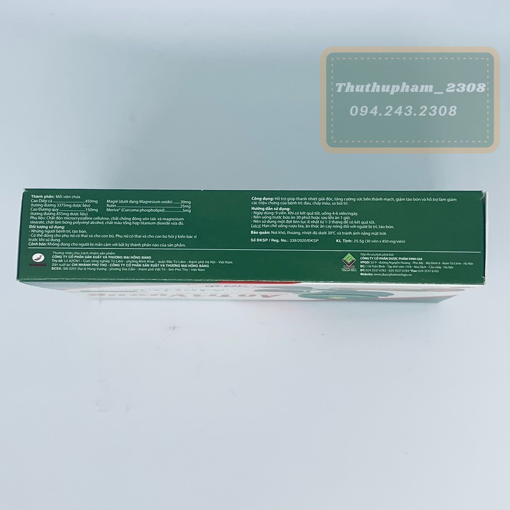 An Trĩ Vương - Dùng cho người bệnh trĩ, táo bón