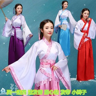Bộ hán phục biểu diễn múa xinh xắn dành cho nữ