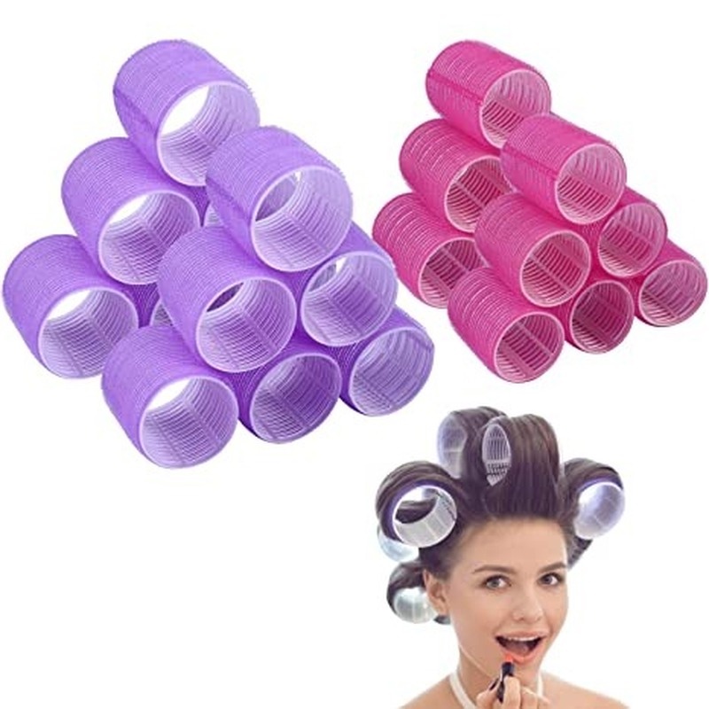Lô Uốn Tóc Tạo Kiểu Diy Màu Sắc Ngẫu Nhiên
