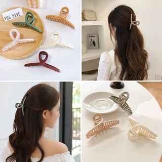 Kẹp tóc hình cá mập màu sắc trơn phong cách hàn quốc cho nữ