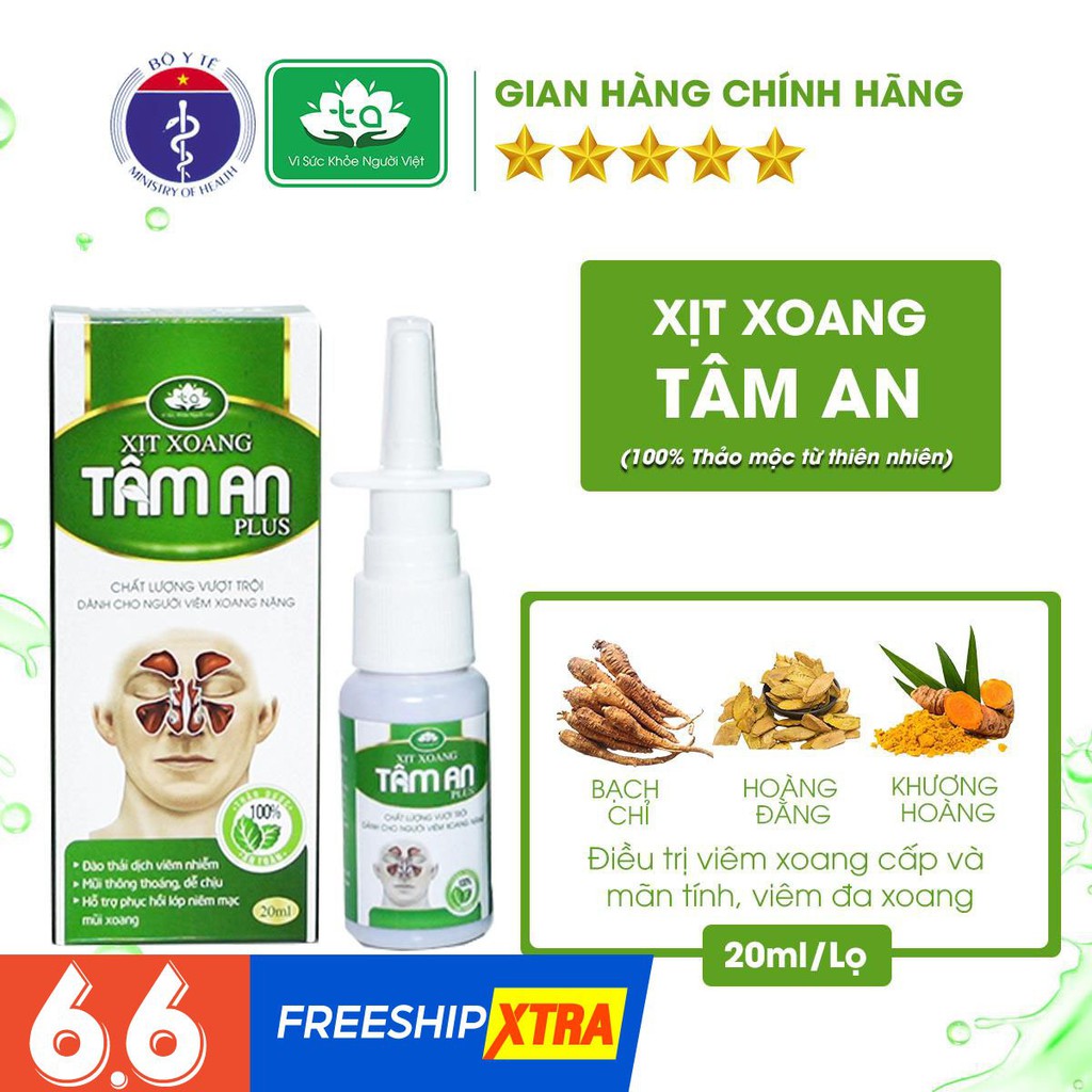 [CHÍNH HÃNG]XỊT XOANG CAO CẤP TÂM AN