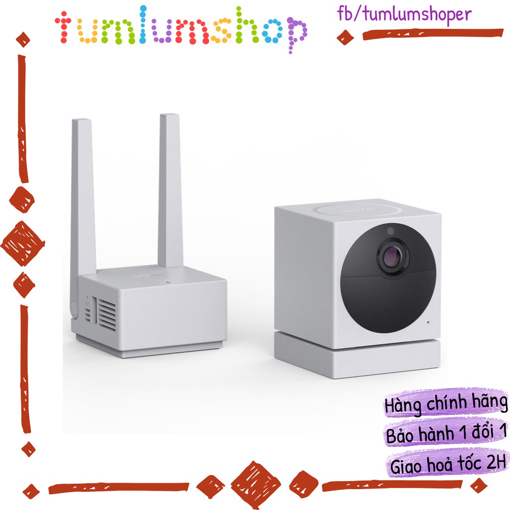Wyze Cam Outdoor Starter Bundle - Camera không dây chống nước dùng ngoài trời