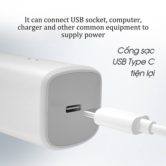 Tông đơ cắt tóc Enchen Boost - Công suất 5W, Cổng sạc USB Type C tiện lợi