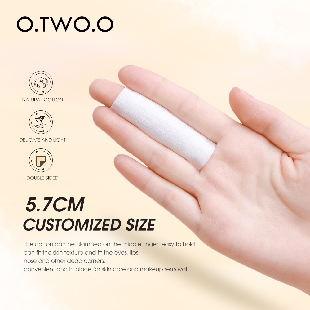Tẩy trang O.TWO.O 100% chất liệu cotton bông 50 miếng 50g | BigBuy360 - bigbuy360.vn