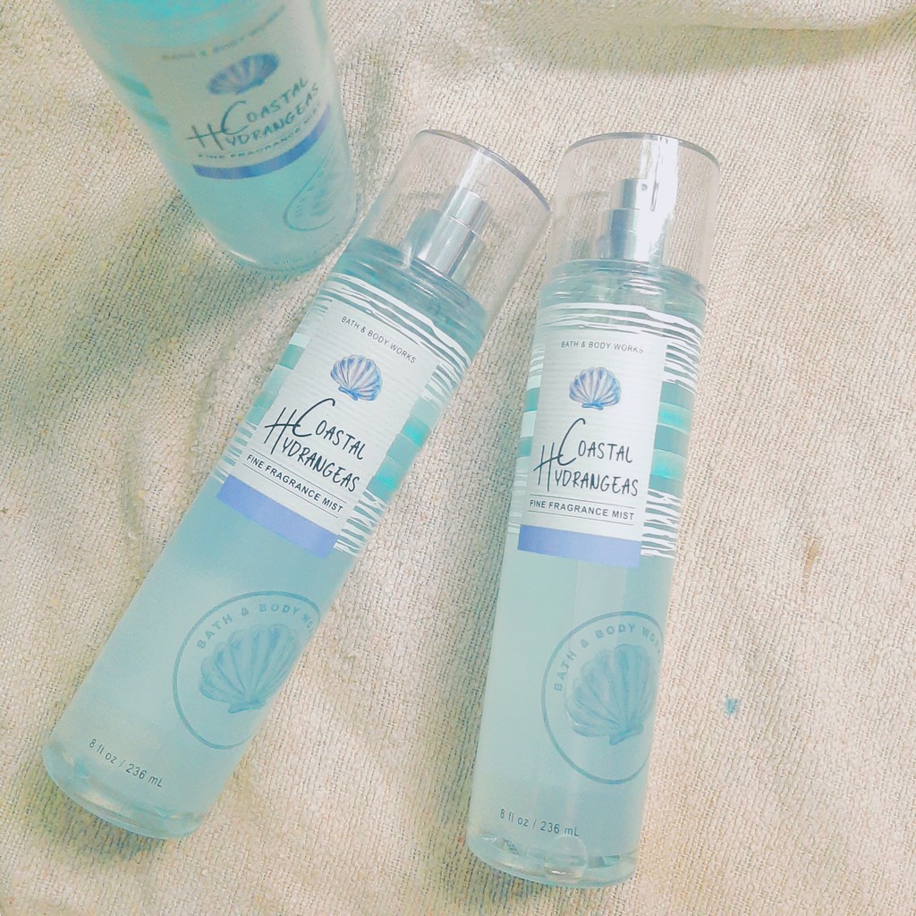 Xịt thơm Bath and body works Coastal Hydrangeas