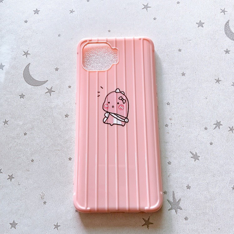 Ốp lưng vali màu dẻo cute Oppo A93/F17 PRO/RENO 4 LITE
