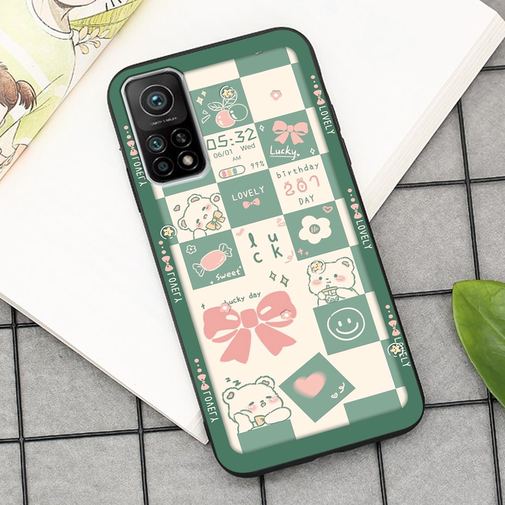 Ốp lưng Xiaomi MI 10T PRO 5G in hình cao cấp mẫu kẻ caro,mikenbe@r siêu hot
