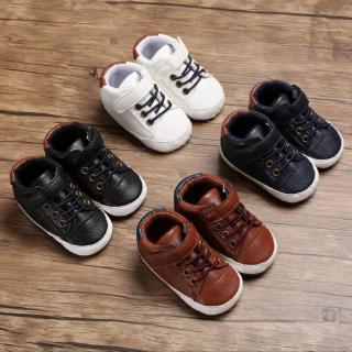 Giày sneaker BTS da PU chống trượt cho bé trai tập đi