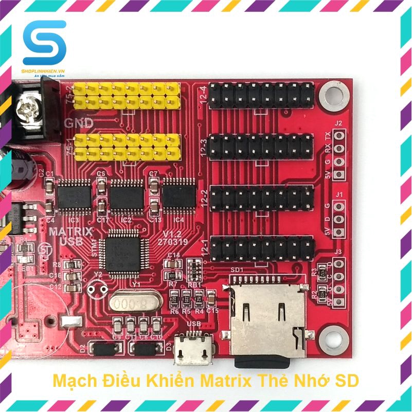 Mạch Điều Khiển Matrix Thẻ Nhớ SD