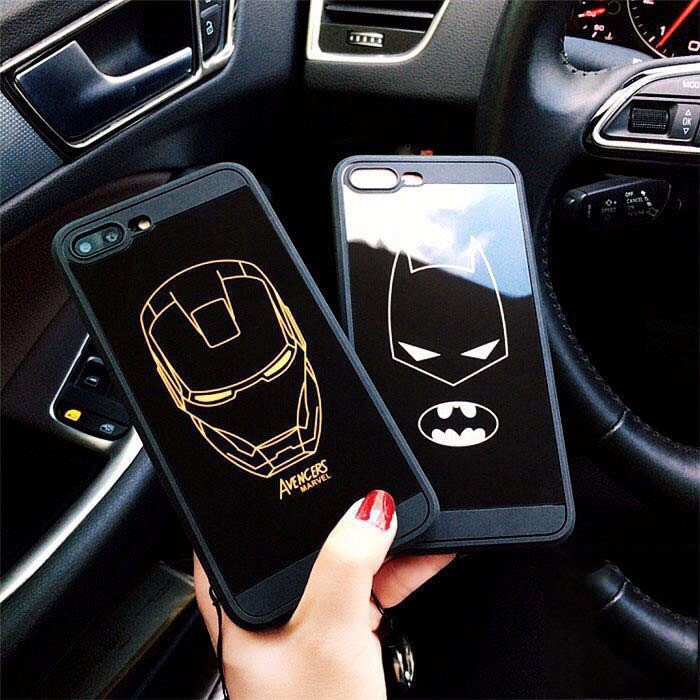 Ốp Lưng silicon Bat & Iron