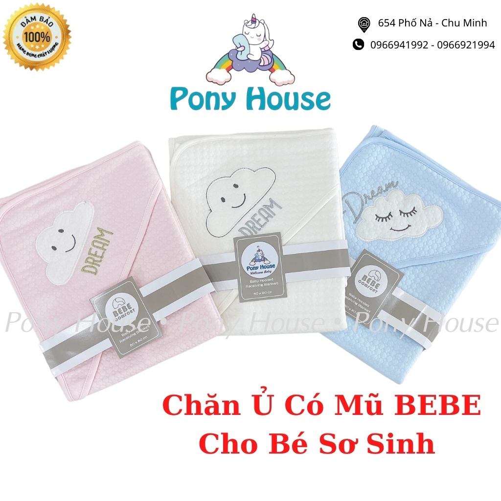 Chăn ủ choàng bebe comfort - chăn ủ úm choàng đa năng có mũ cho bé sơ sinh - ảnh sản phẩm 1