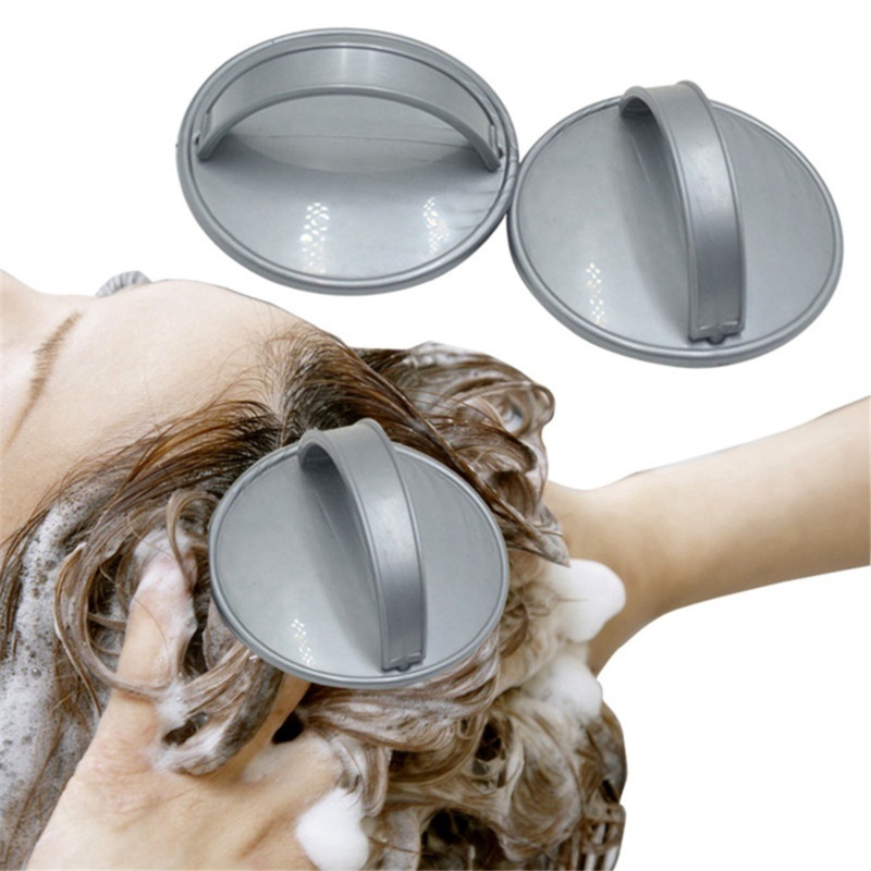Bàn chải xoa bóp dầu gội đầu màu xám Bàn chải xoa bóp sức khỏe (tại chỗ)