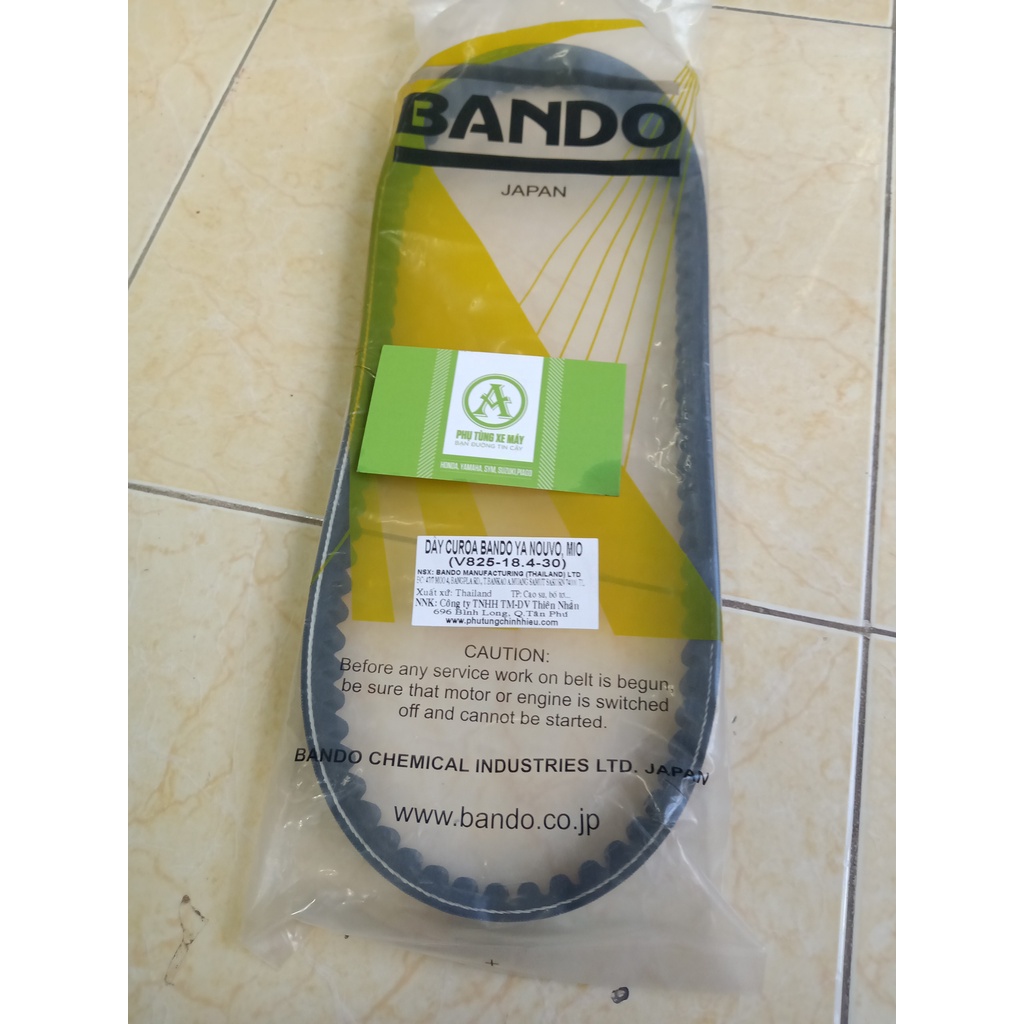 Dây curoa Bando Nouvo 1 2 3 110cc, Mio (đây đai dẫn động Yamaha)