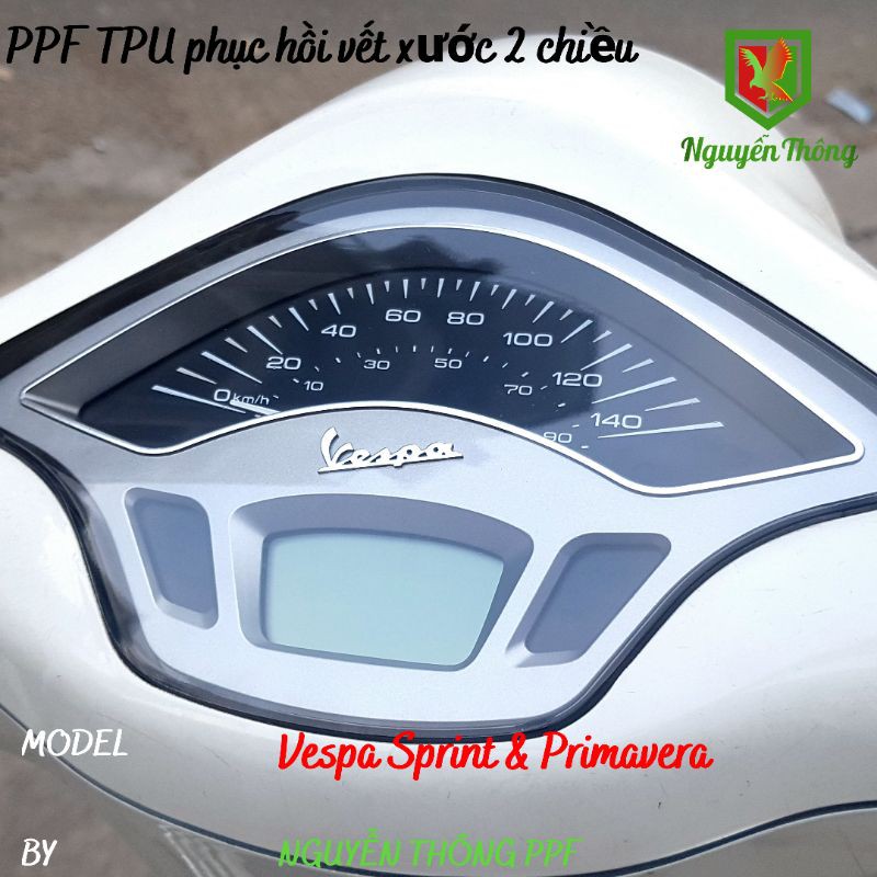 PPF Vespa Miếng dán bảo vệ mặt đồng hồ xe vespa Nguyễn Thông PPF