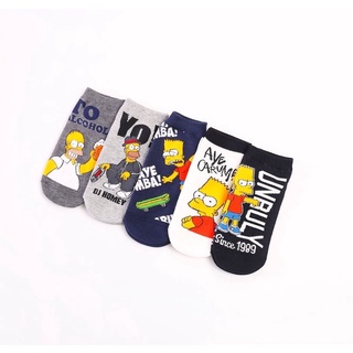 [Tiệm vớ cô Lam] Tất vớ cổ thấp simpson màu