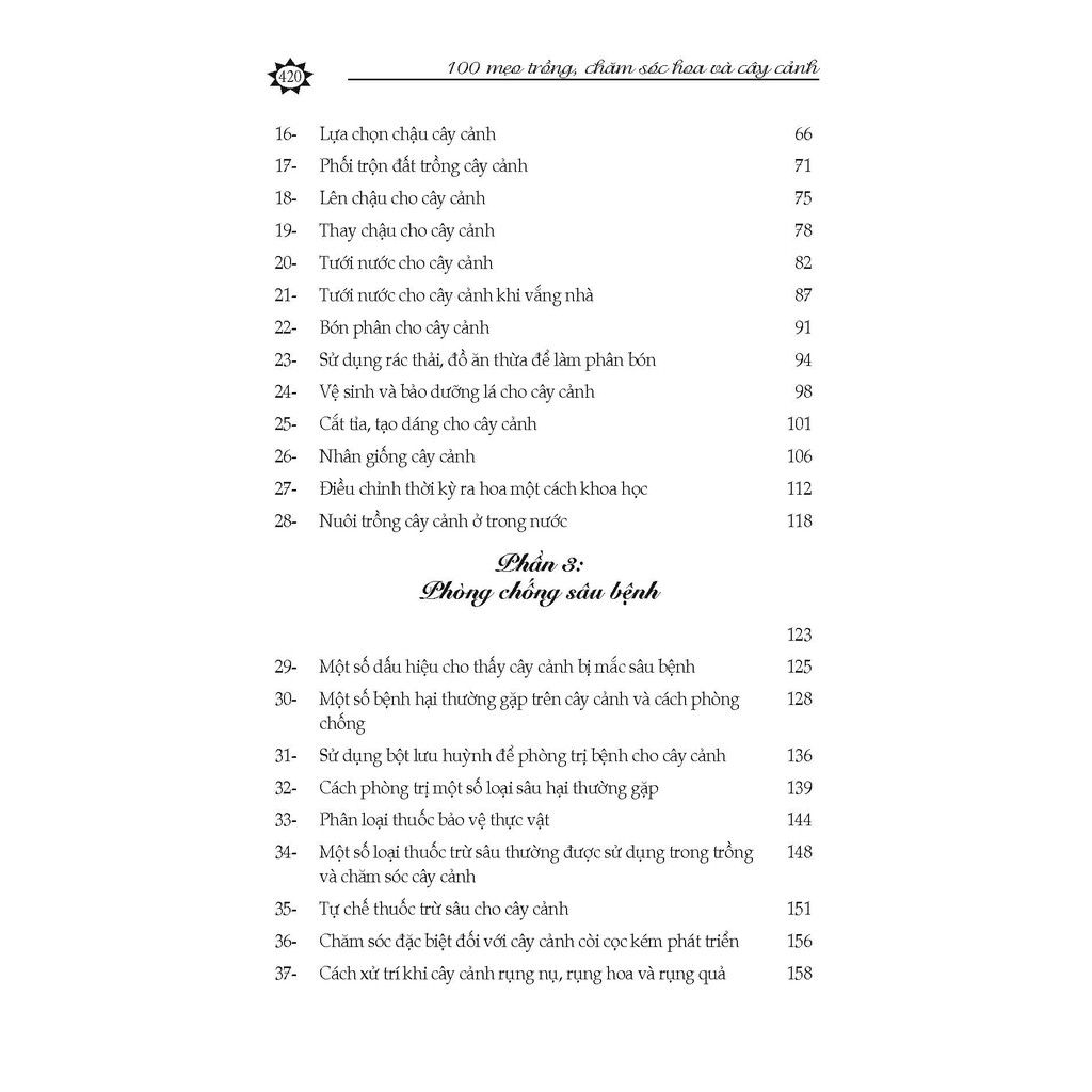 Sách - 100 Mẹo Trồng Chăm Sóc Hoa Và Cây Cảnh
