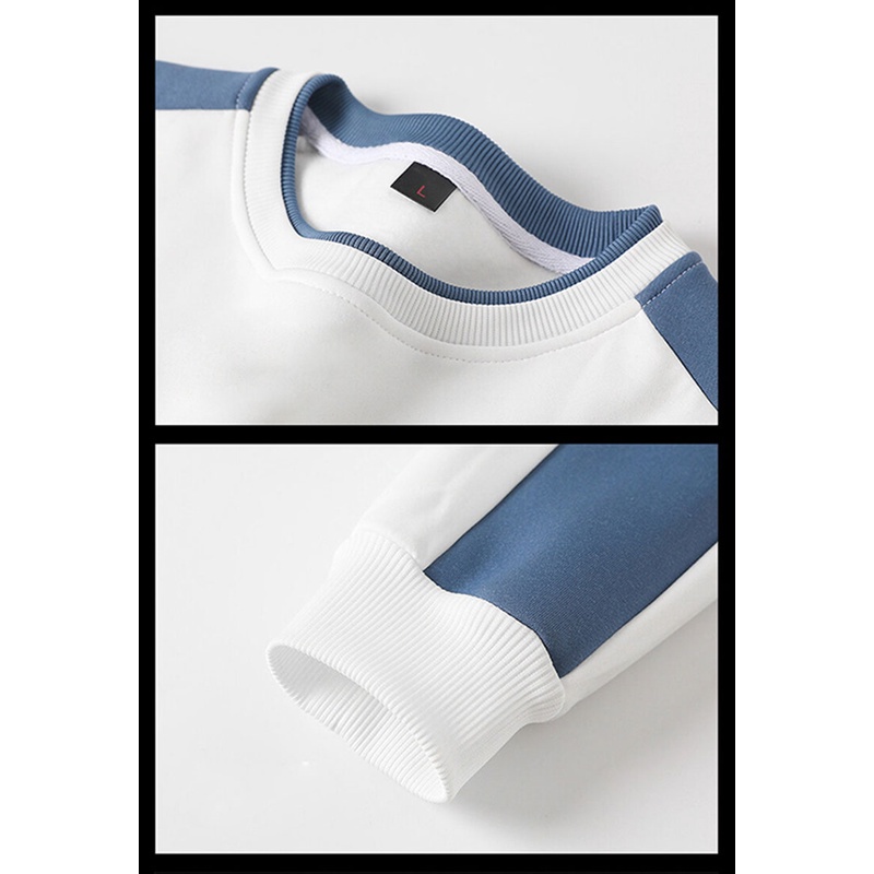 Áo Thun Nam Dài Tay Cổ Tròn Kiểu Hàn Quốc