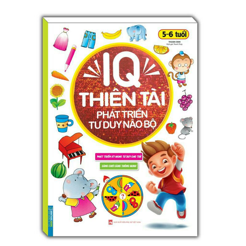 Sách -IQ Thiên Tài Phát Triển Tư Duy Não Bộ (5-6 Tuổi)