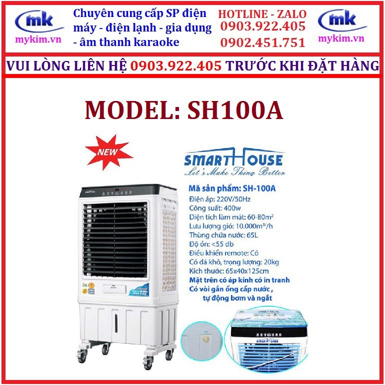 Máy làm mát không khí Smart House SH-100A