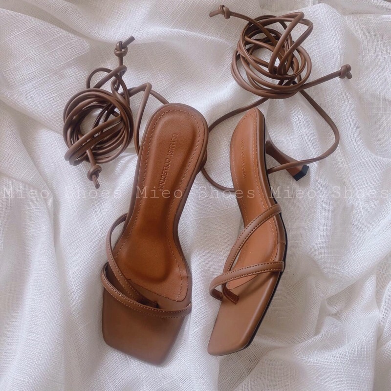 GÓT SANDAL XỎ NGÓN BUỘC DÂY CAO Mieo Shoes ( G696 G697 G698 )