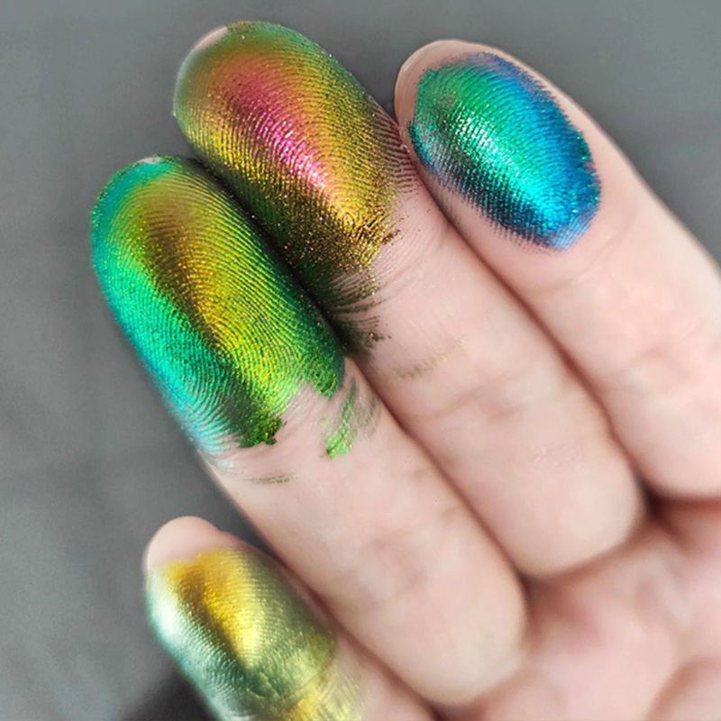 [Hàng mới về] Lọ bột màu ánh ngọc trai không độc hại dùng trang trí móng tay nghệ thuật đa năng