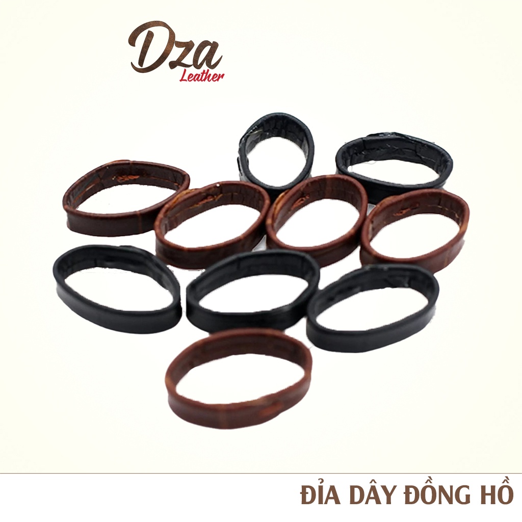 Đỉa dây đồng hồ da bò đủ size 12 14 16 18 20 22 24 mm  - Phụ kiện dây đồng hồ Dza leather