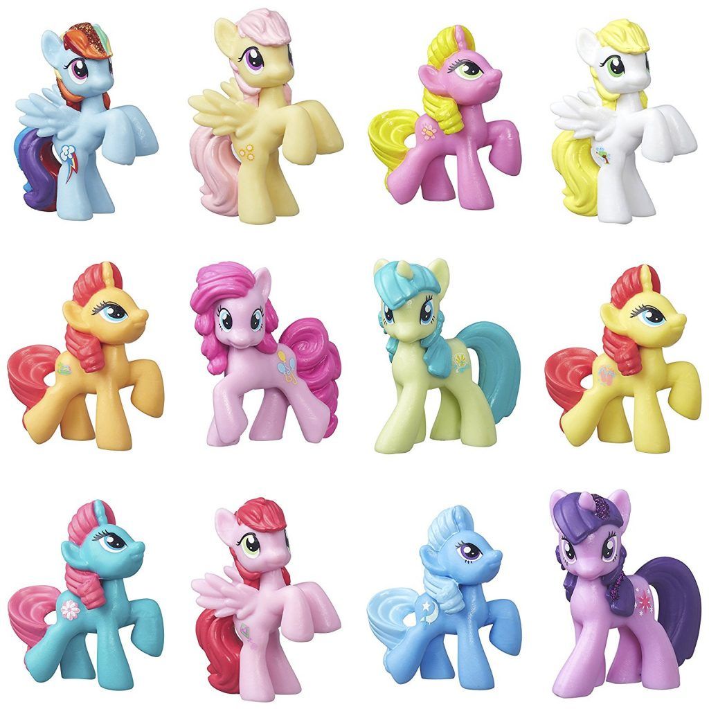 [Thiên thần cho bé] Set 12 ngựa Pony loại lớn 7cm