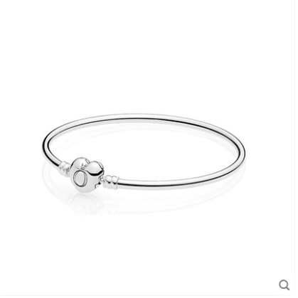 Pandora Móc Khóa Mạ Bạc 925 Hình Trái Tim Xinh Xắn