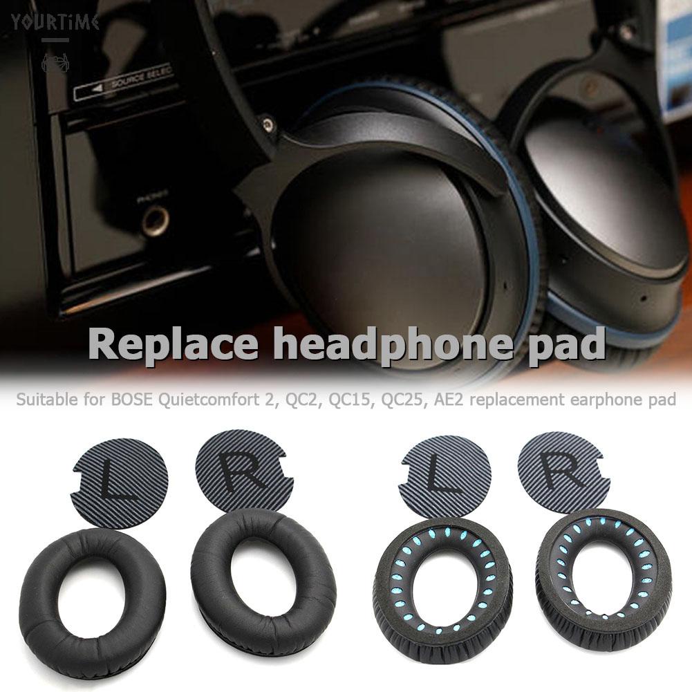 Cặp miếng đệm tai nghe bằng xốp và da cho BOSE QC35 Quietcomfort 2 QC2 QC15 QC25 AE2